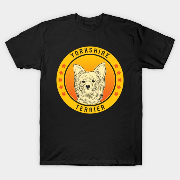 Yorkshire Terrier Dog Portrait T-Shirt by millersye